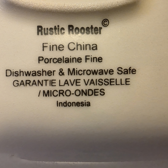 Rustic Rooster Square Plate - Picture 7 of 9